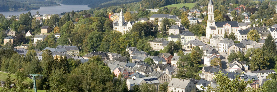 Stadt Eibenstock Kirche Talsperre